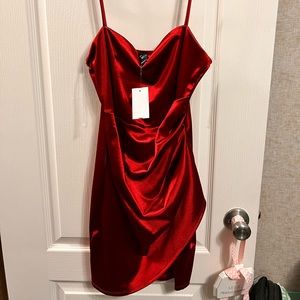 Windsor Silk Red Cocktail Dress